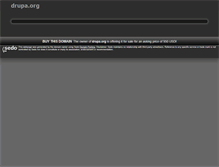 Tablet Screenshot of drupa.org